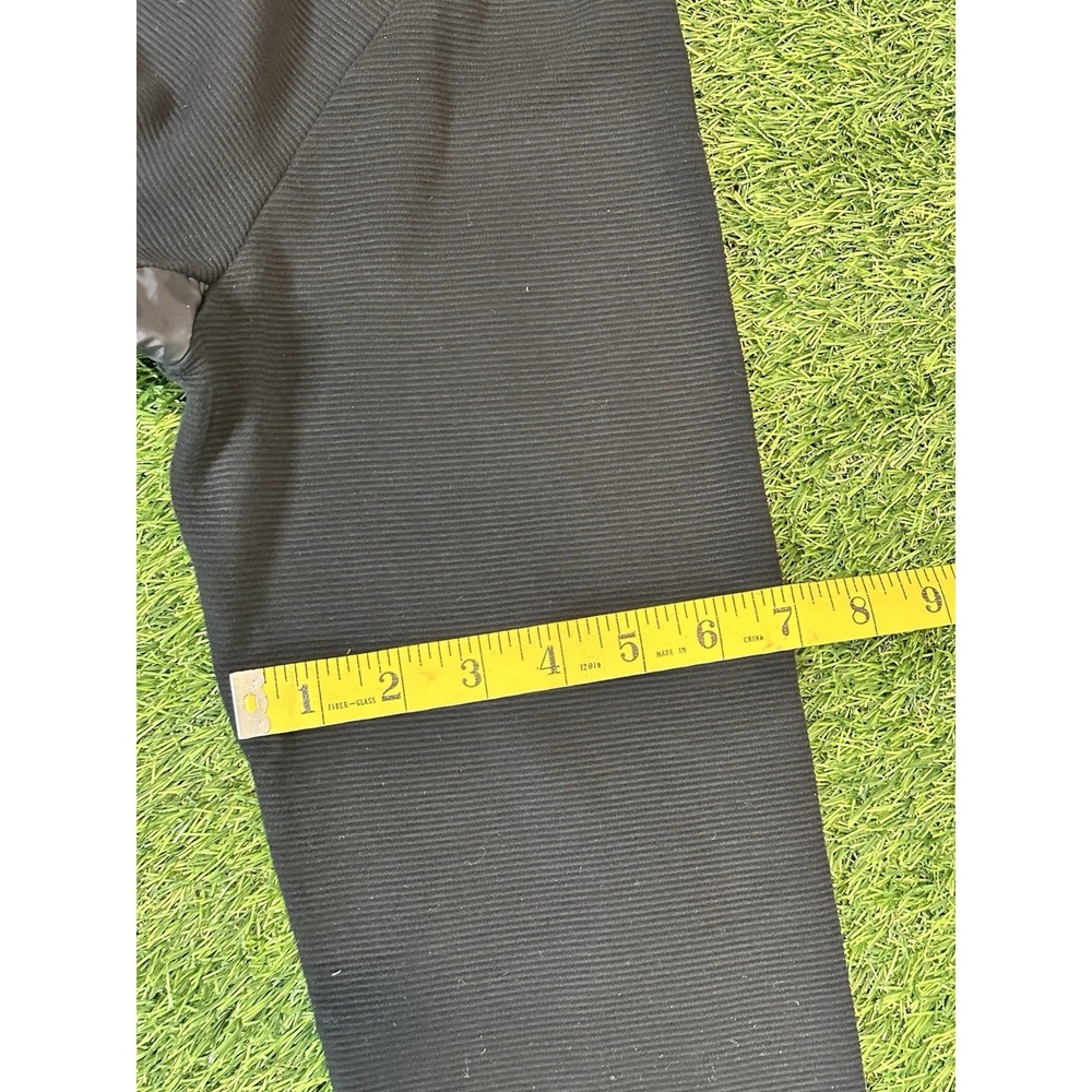 Hugo Boss Shepherd Jacket Men's Large Black Zip Up Woven Side Panels Designer - Picture 11 of 16